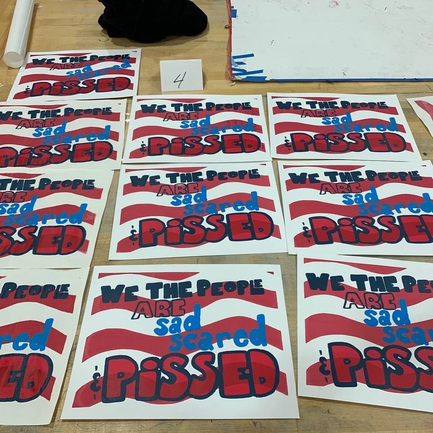 "We the People" Screenprint