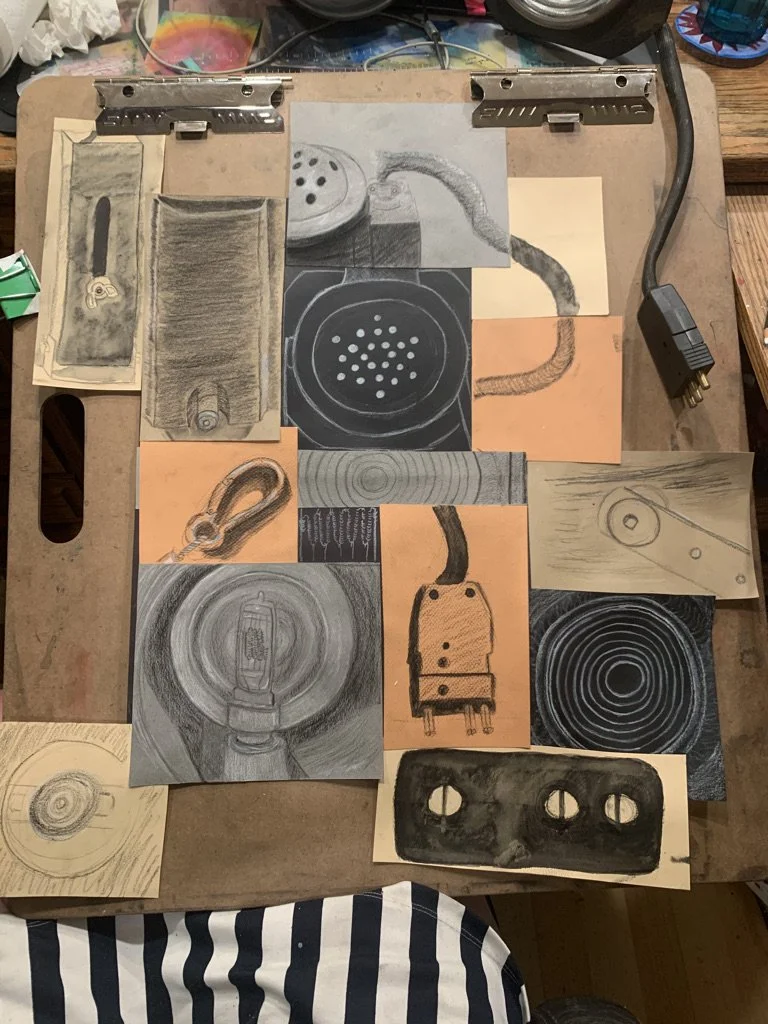 "Pieces of a Fresnell" Mixed Media