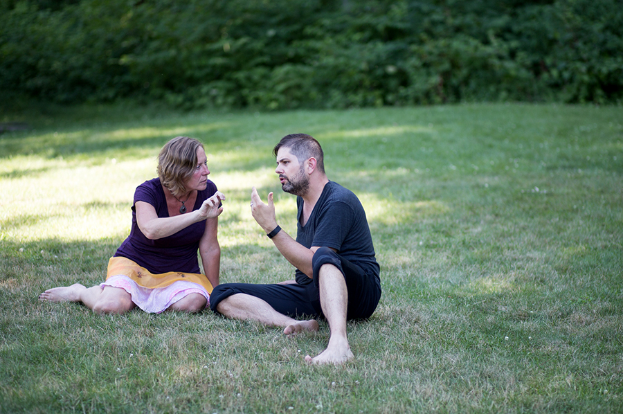 Studying Grotowski with Raina Von Waldenburg at Acrobatics of the Heart
