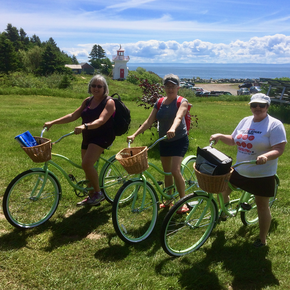 Bike Rentals — Pictou island wooden tents