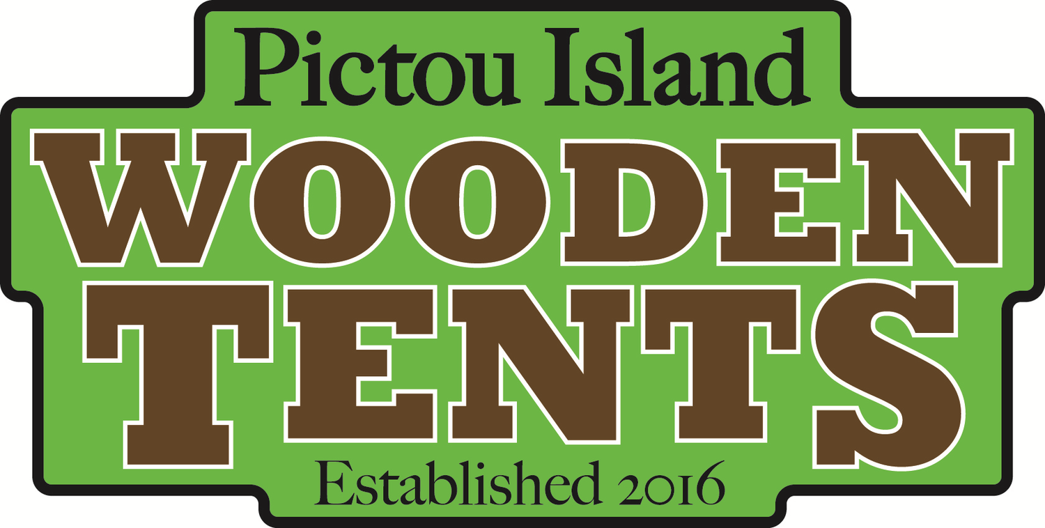 Pictou island wooden tents