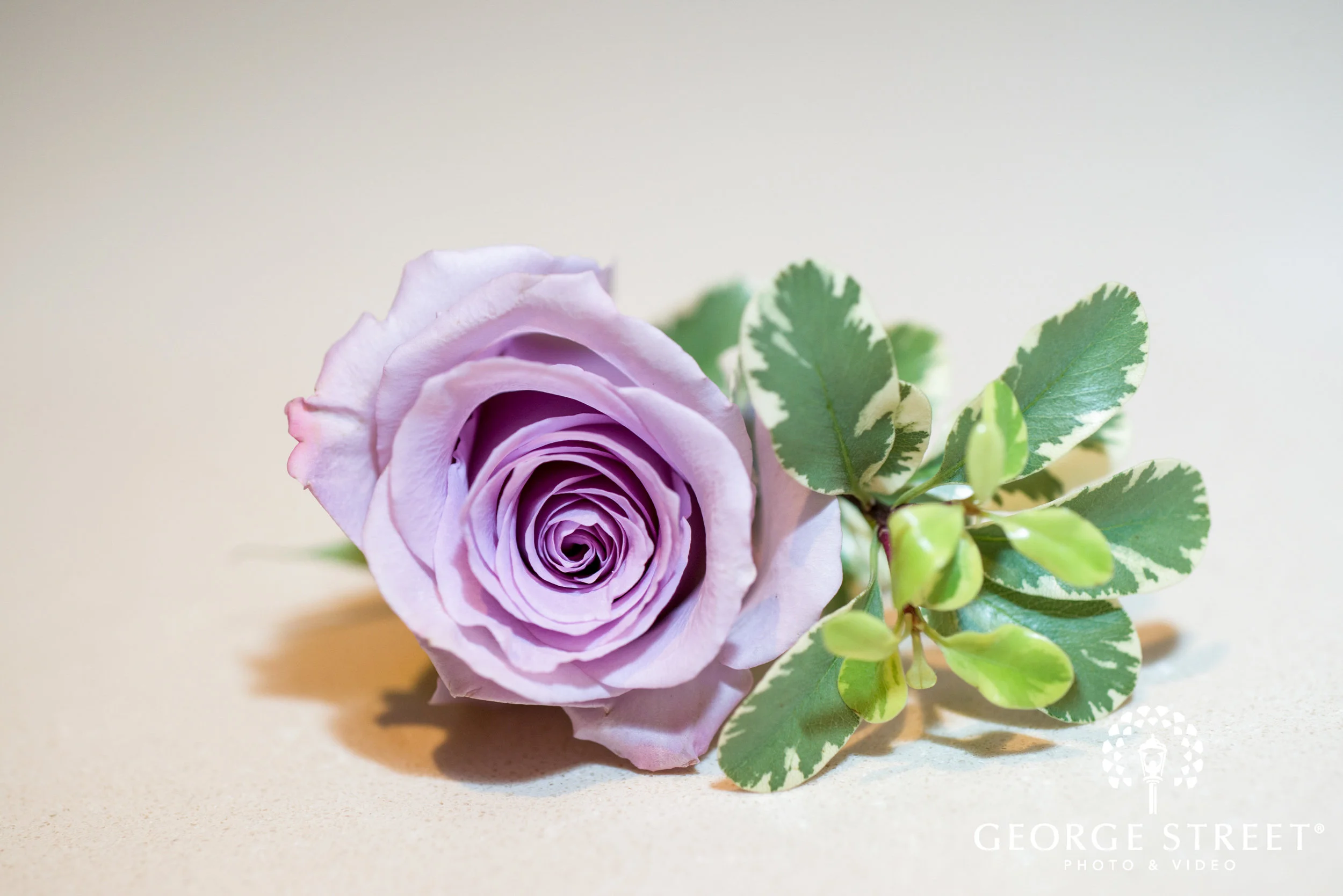  Groom's Lilac Boutonniere  Image by George Street Photo &amp; Video  