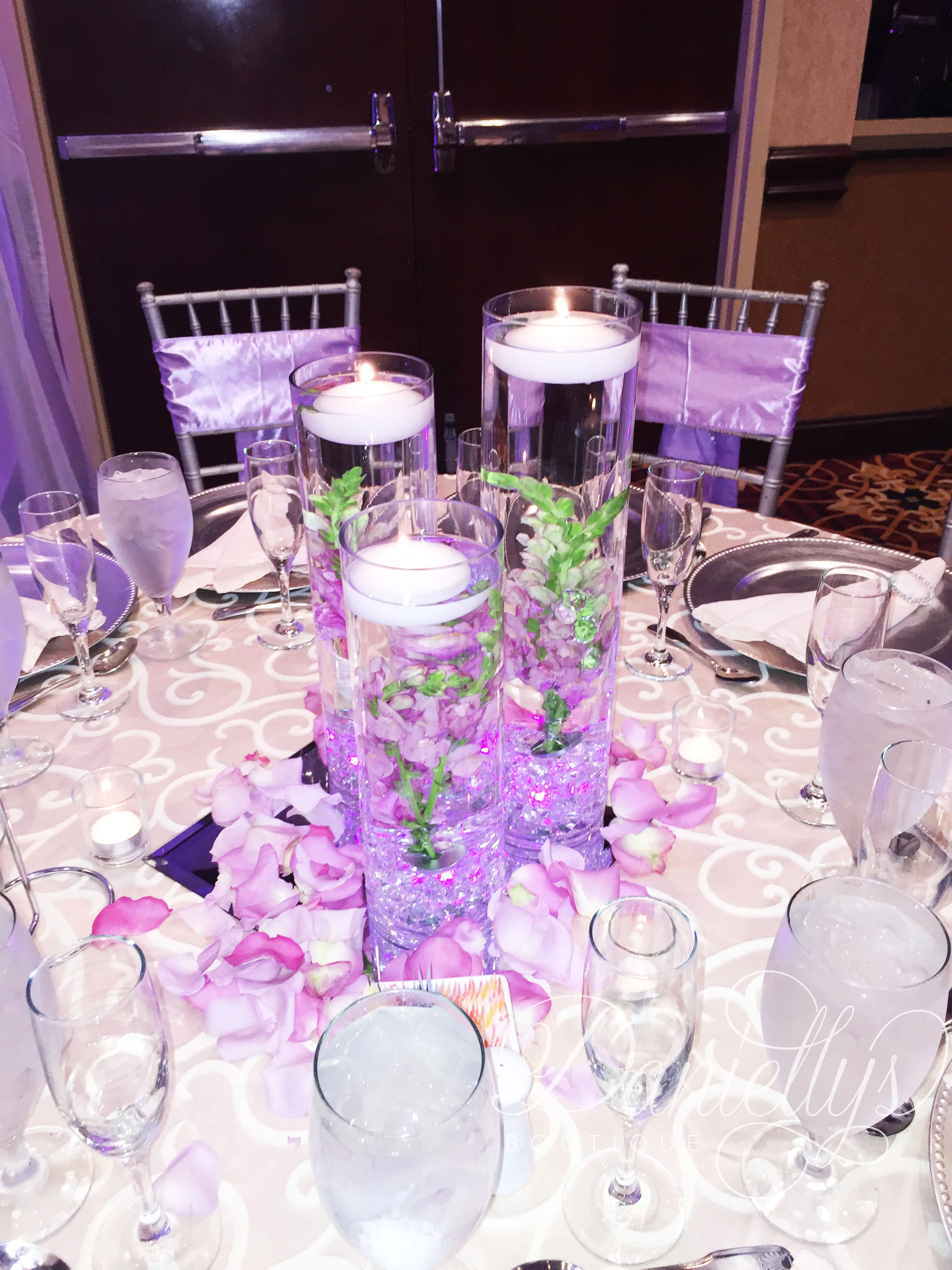  3 Piece Cylinder Centerpiece 