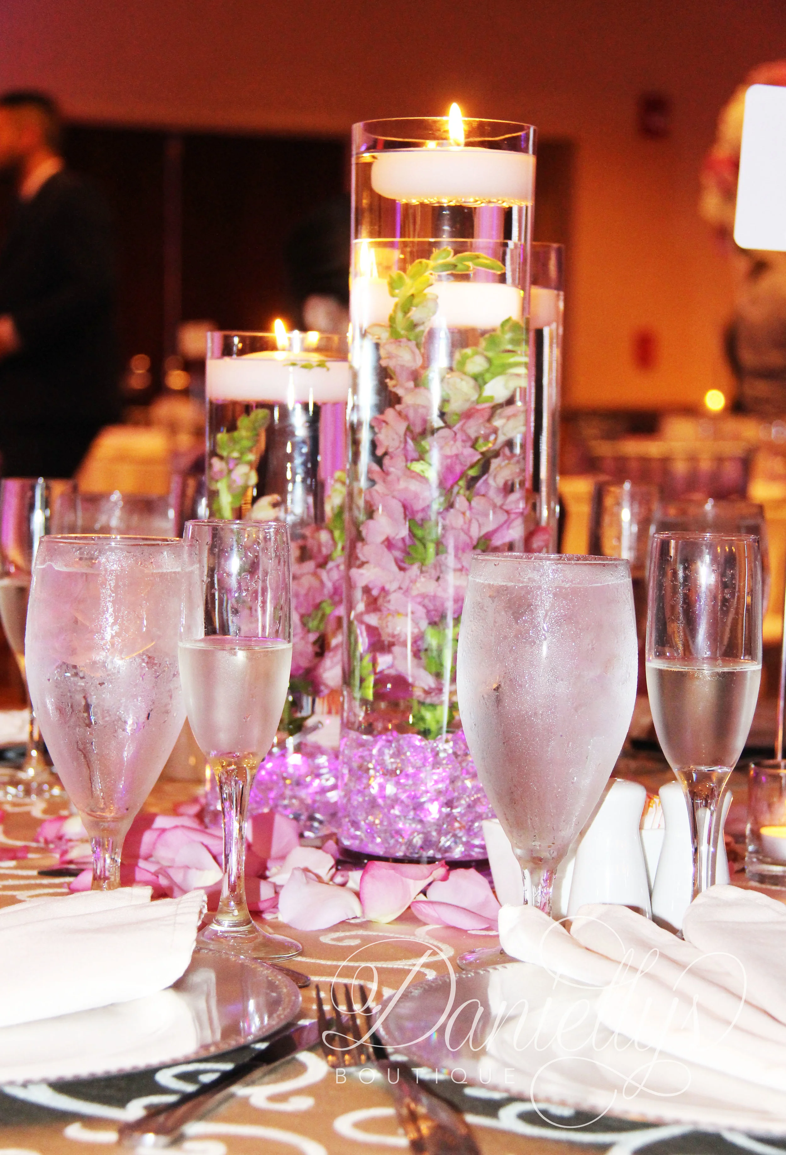 3 Piece Cylinder Centerpiece