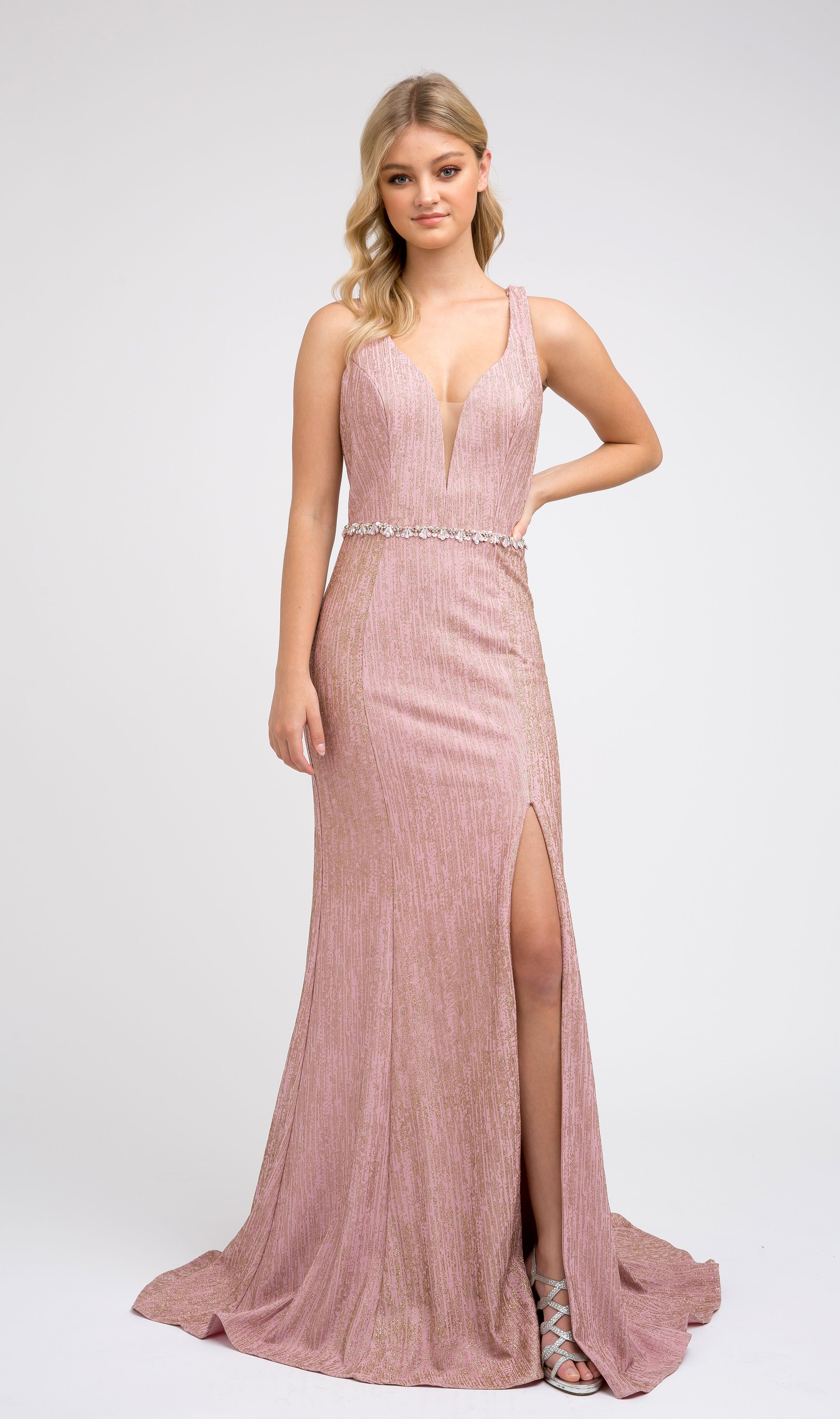 Classy Strapless Lace Gold Wedding Dress Ball Gown Wedding Dress Fs020