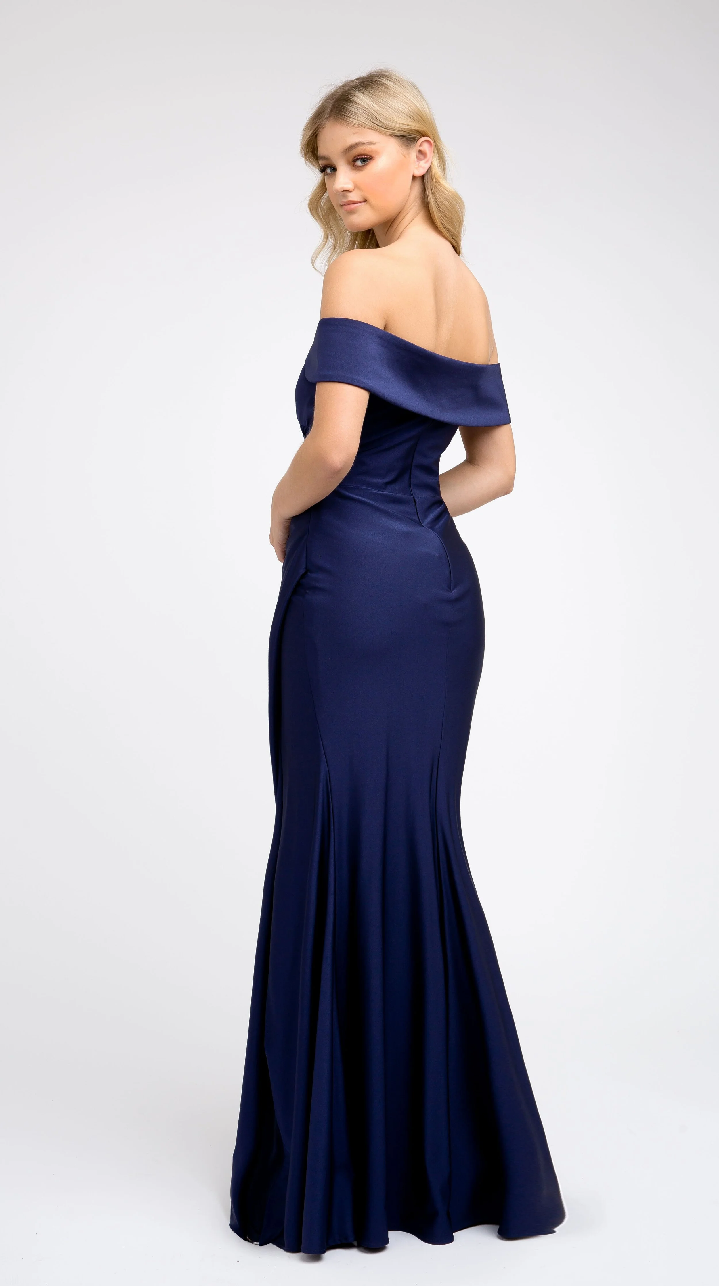 Shoulder Fitted Gown- JT-00245 