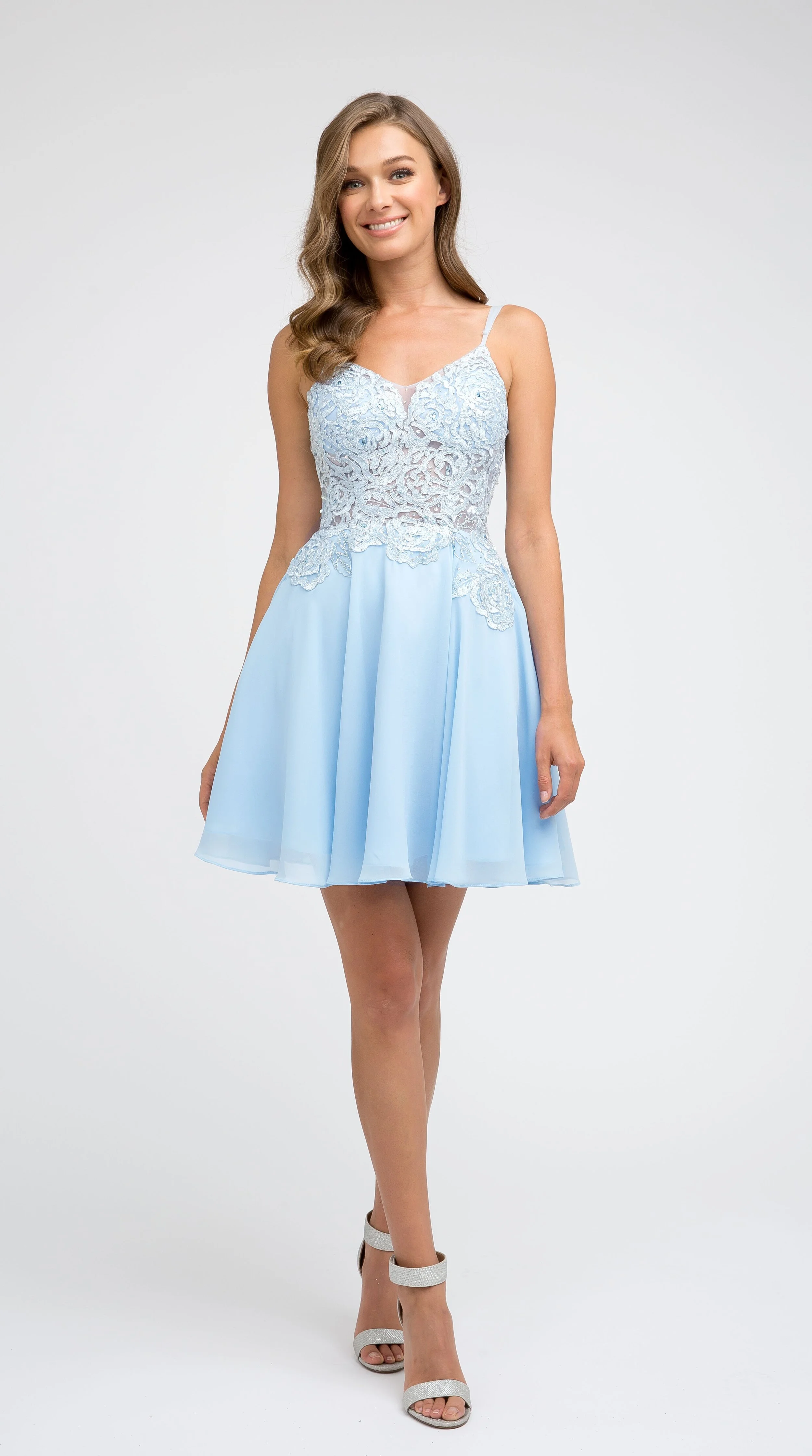 dama dresses blue
