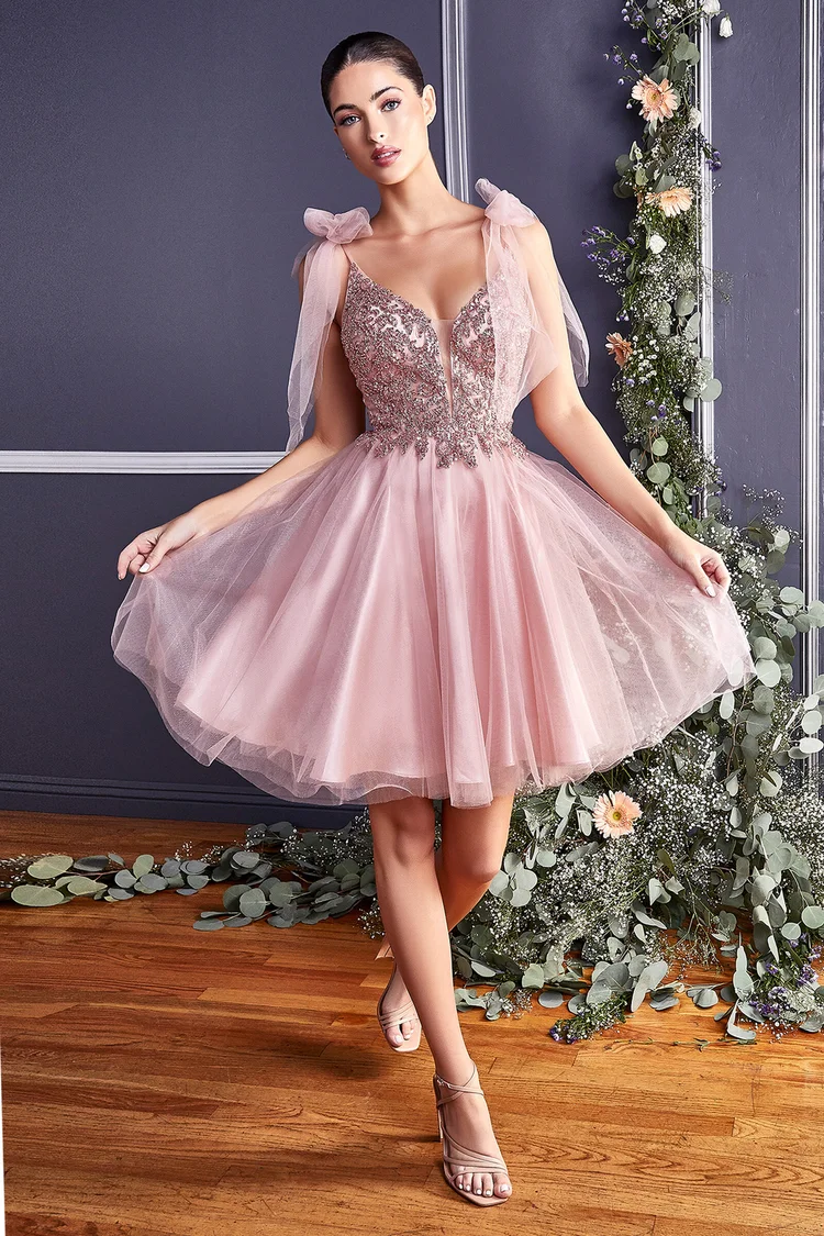 rose gold dress damas Rose Gold Dama Dresses $99 & Up