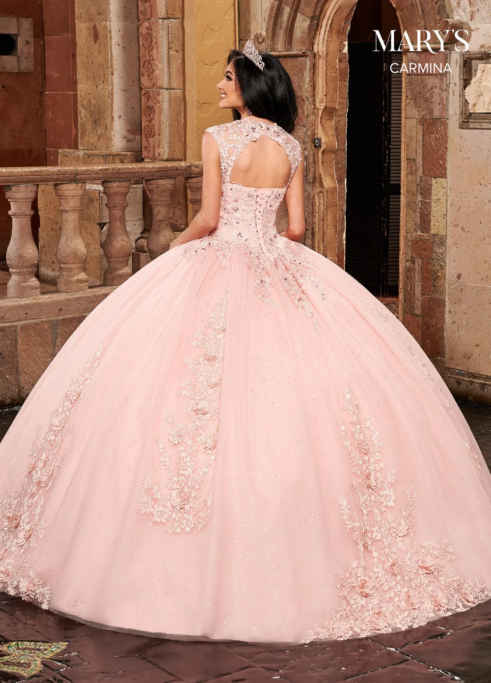 Pink Puffy Quinceanera Dresses