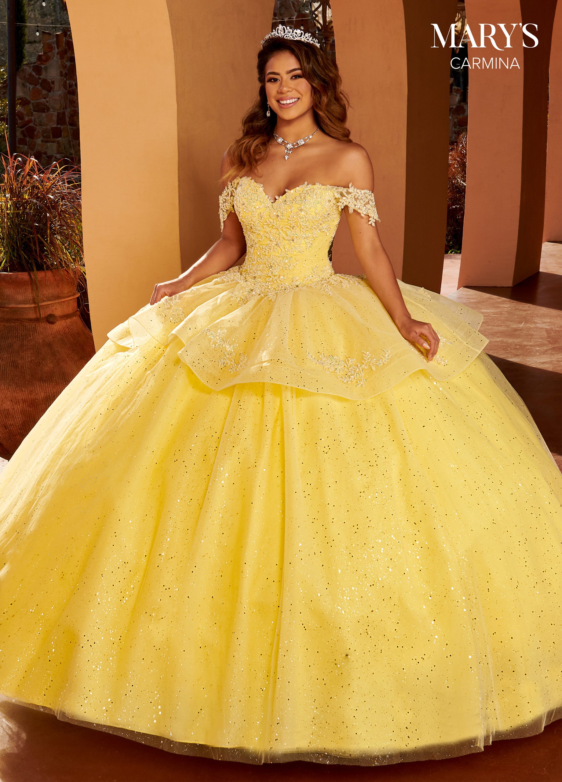 Marys Bridal MQ1104 Jade Quince Dress | Lilac Quince Dress | Yellow Quince  Dress — Danielly's Boutique