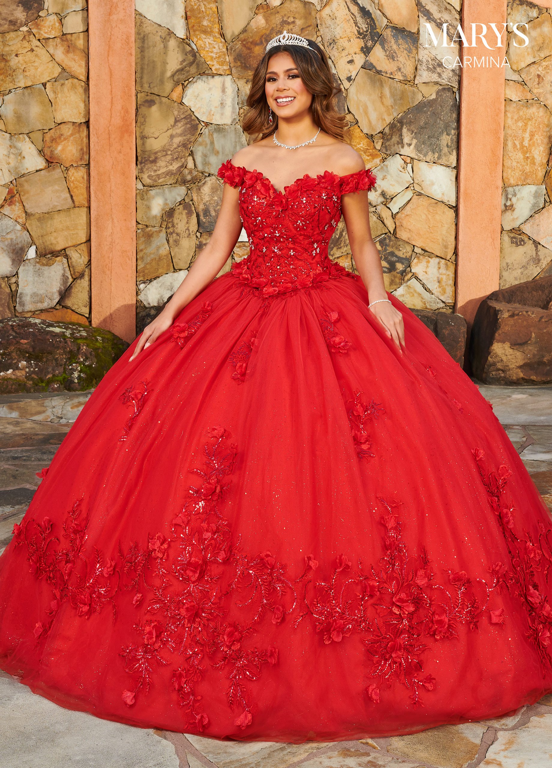 Red Quinceanera Dresses - Vestido de Quinceanera