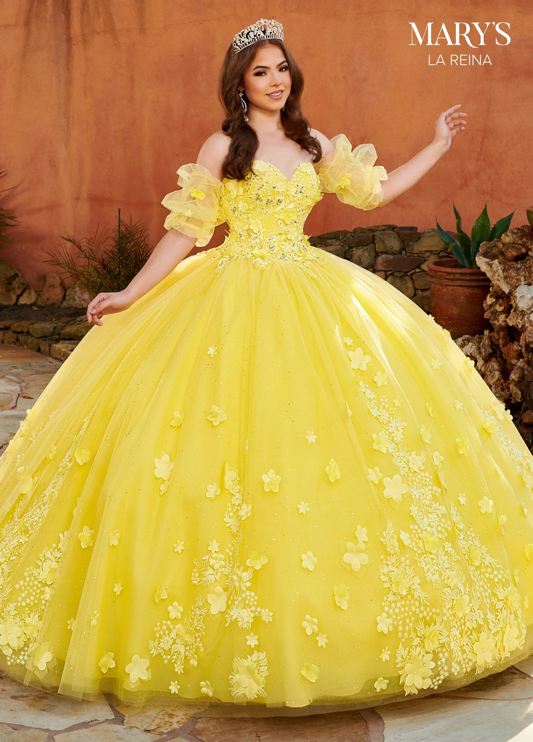 yellow quinceanera dresses