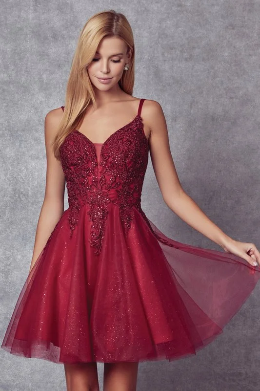 Burgundy dama dresses and dress — Danielly's Boutique
