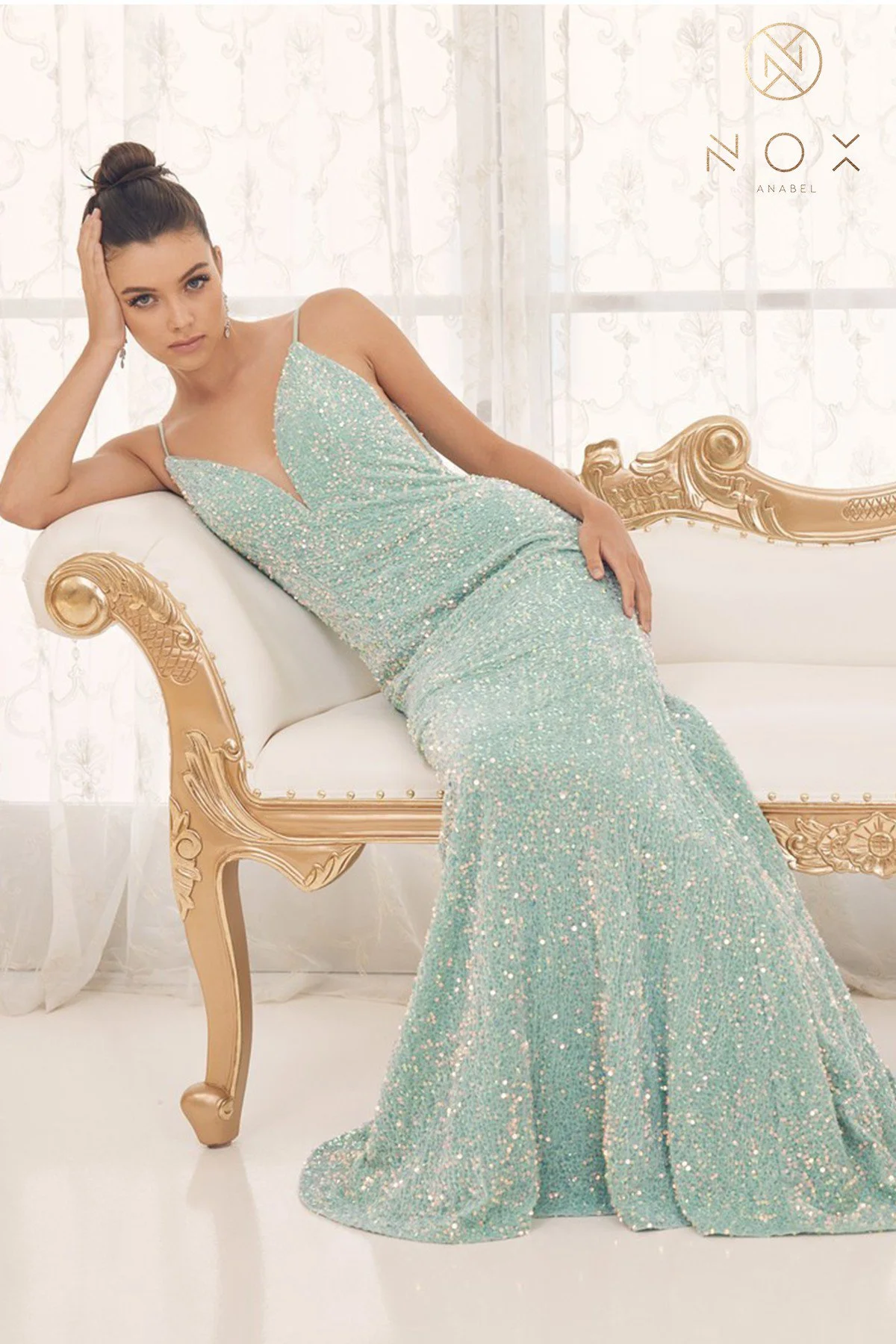 Sophisticated Mint Prom Dress - Step into Luxury and Radiate Confidence!