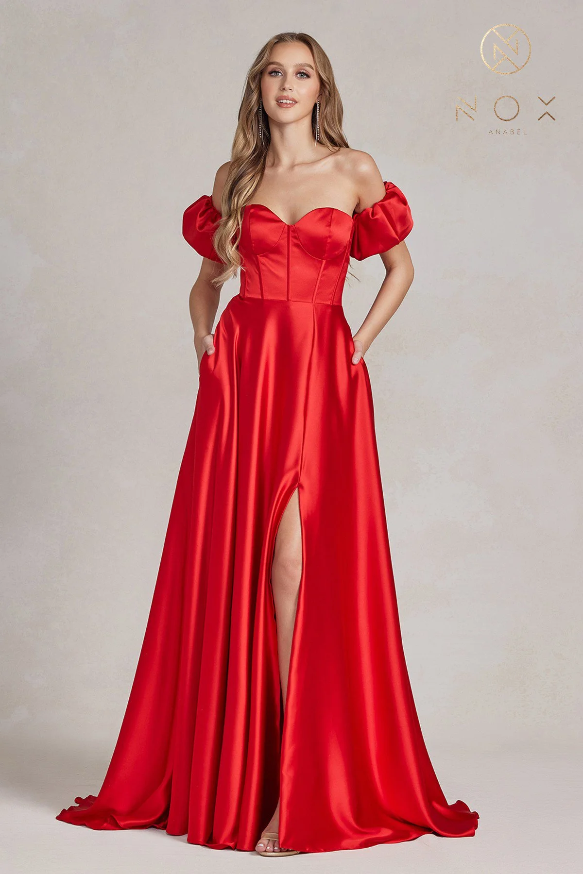 Sophisticated Red Prom Dress - Step into Luxury and Radiate Confidence!
