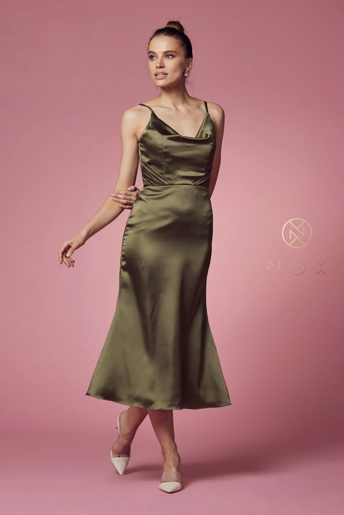 Captivating Olive Prom Dress - Radiate Confidence and Charm on Your Prom Night!