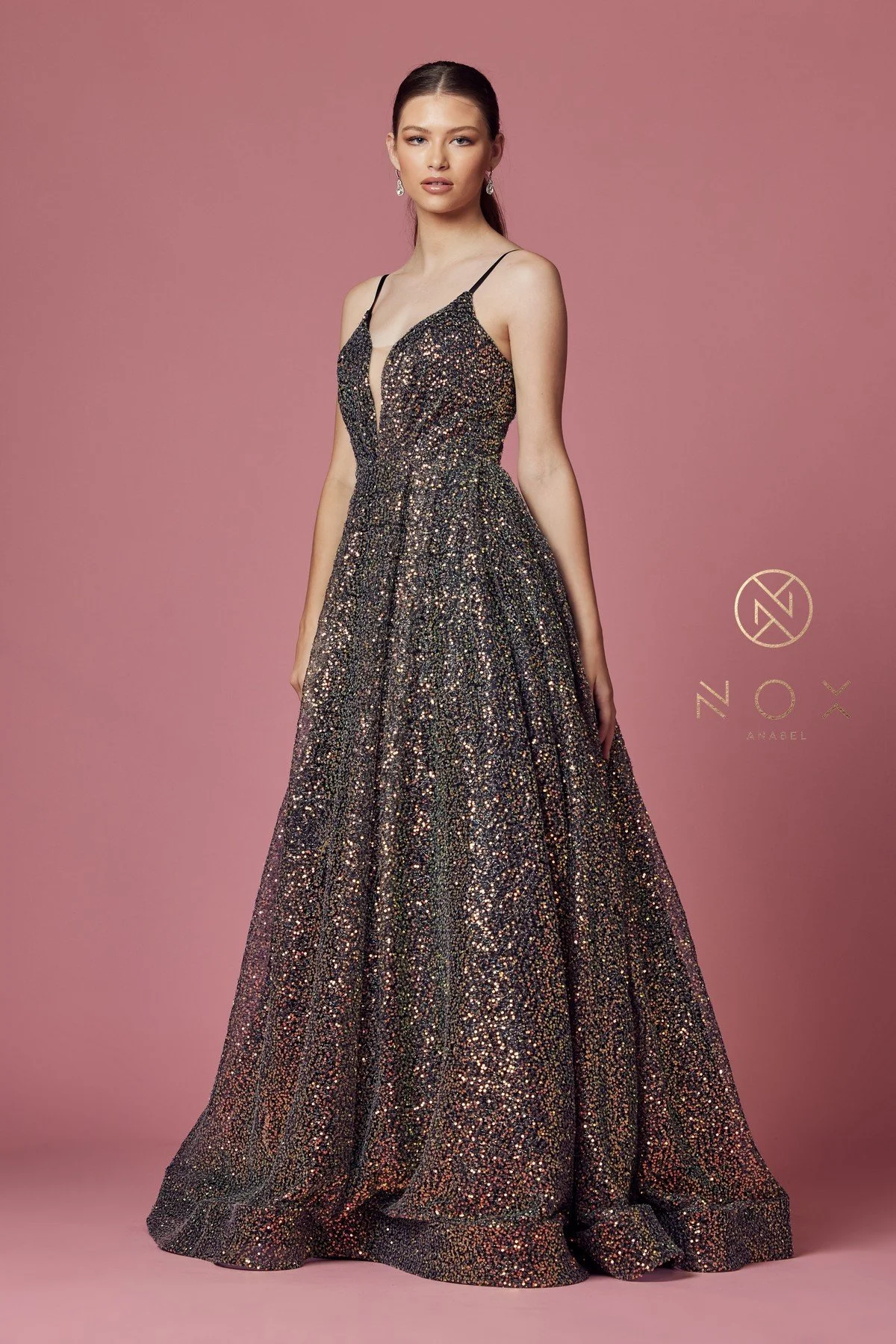 Timeless Black Multi Prom Dress - Elevate Your Look with Enduring Sophistication and Grace!