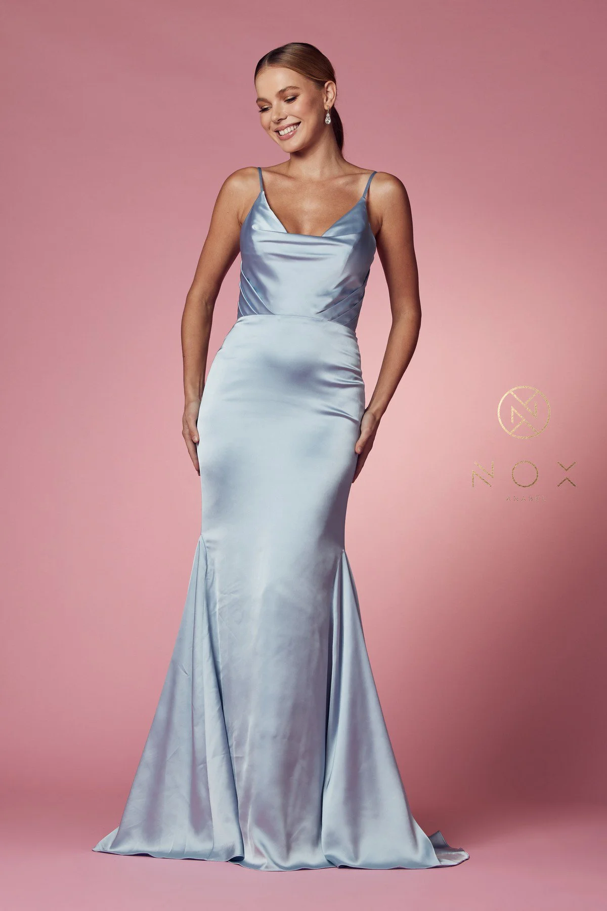 Captivating Dusty Blue Prom Dress - Radiate Confidence and Charm on Your Prom Night!
