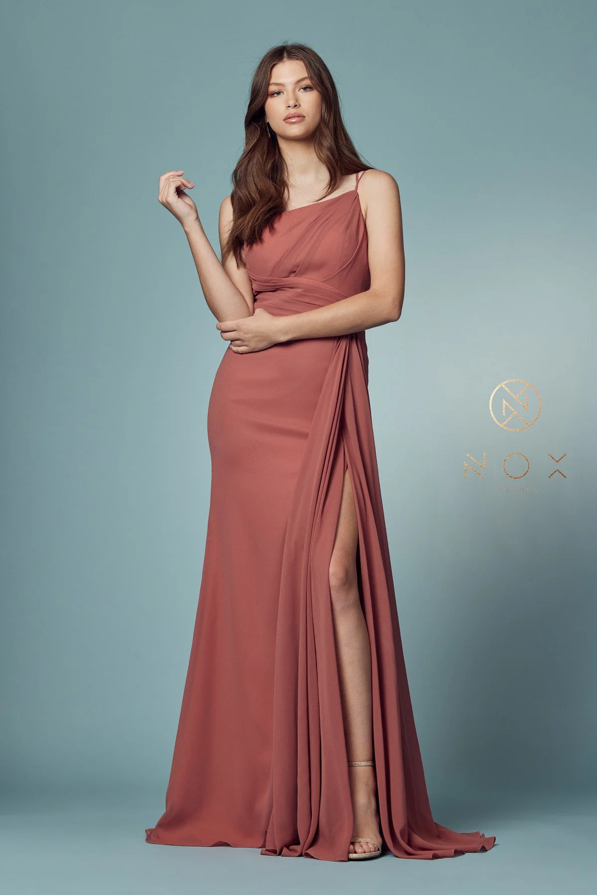 Timeless Dusty Rose Prom Dress - Elevate Your Look with Enduring Sophistication and Grace!