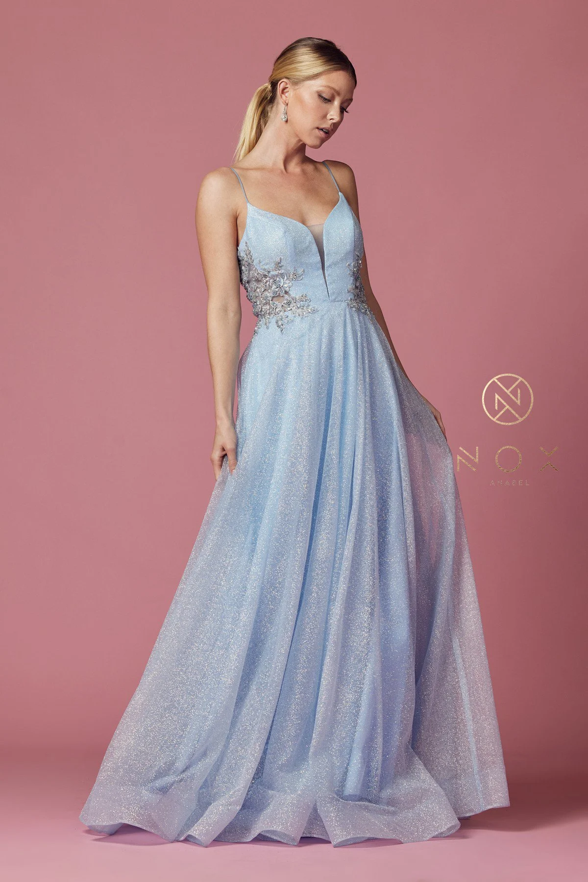 Enchanting Bahama Blue Dress - Step into Luxury and Captivate the Crowd!