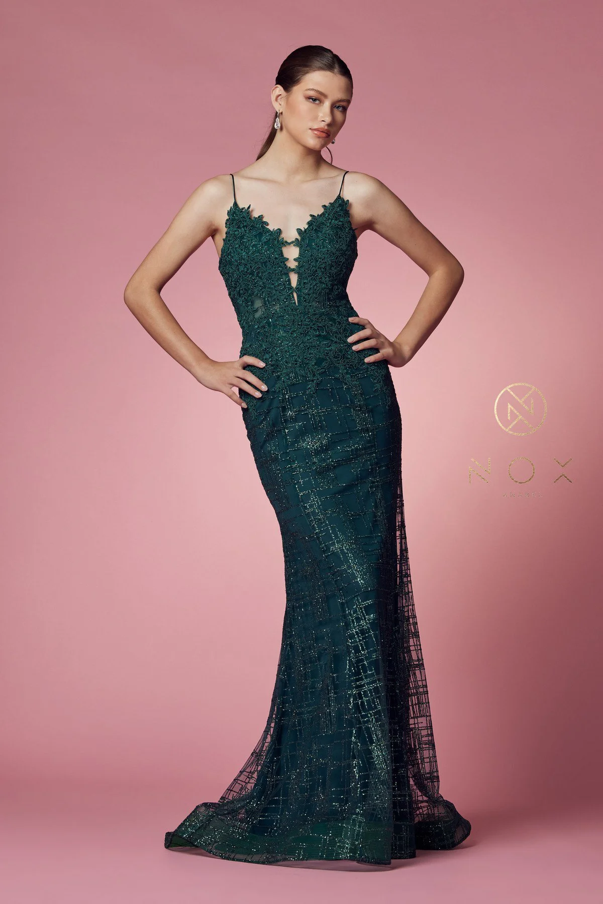 Charming Green Trumpet Prom Dress - Elevate Your Look with Effortless Sophistication!