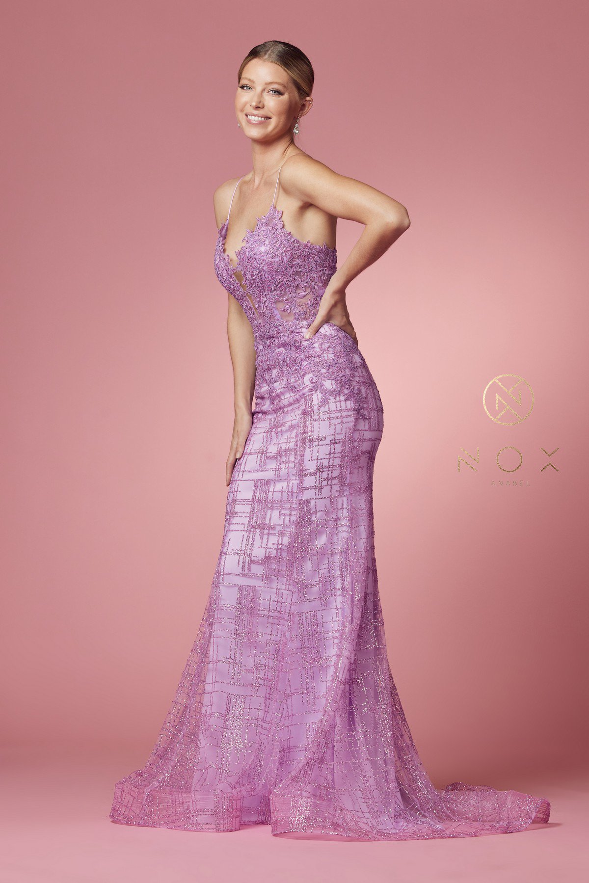 Enchanting Lilac Trumpet Gown: Portia and Scarlett's Ethereal Masterpiece main image 1