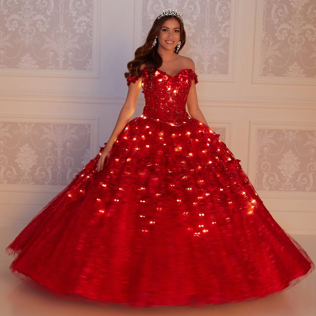 Strapless Ball Gown Prom Dress Red Light Blue Purple