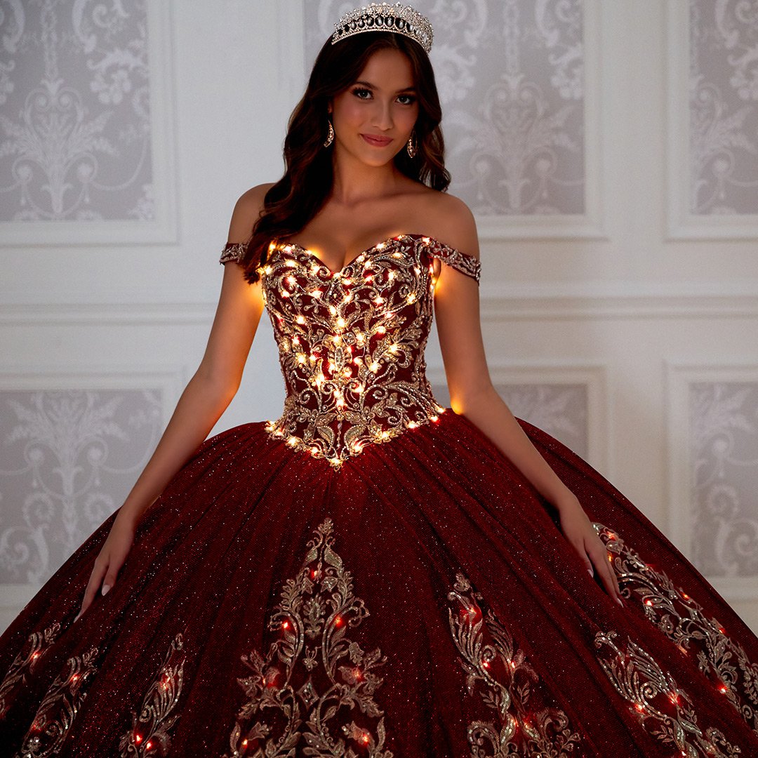 Dark Red Quinceanera Dresses Off The Shoulder 3D Floral Appliqued Beads  Ball Gown Girls Pageant Gowns Formal Prom Dress Sweep Train From 321,82 € |  DHgate
