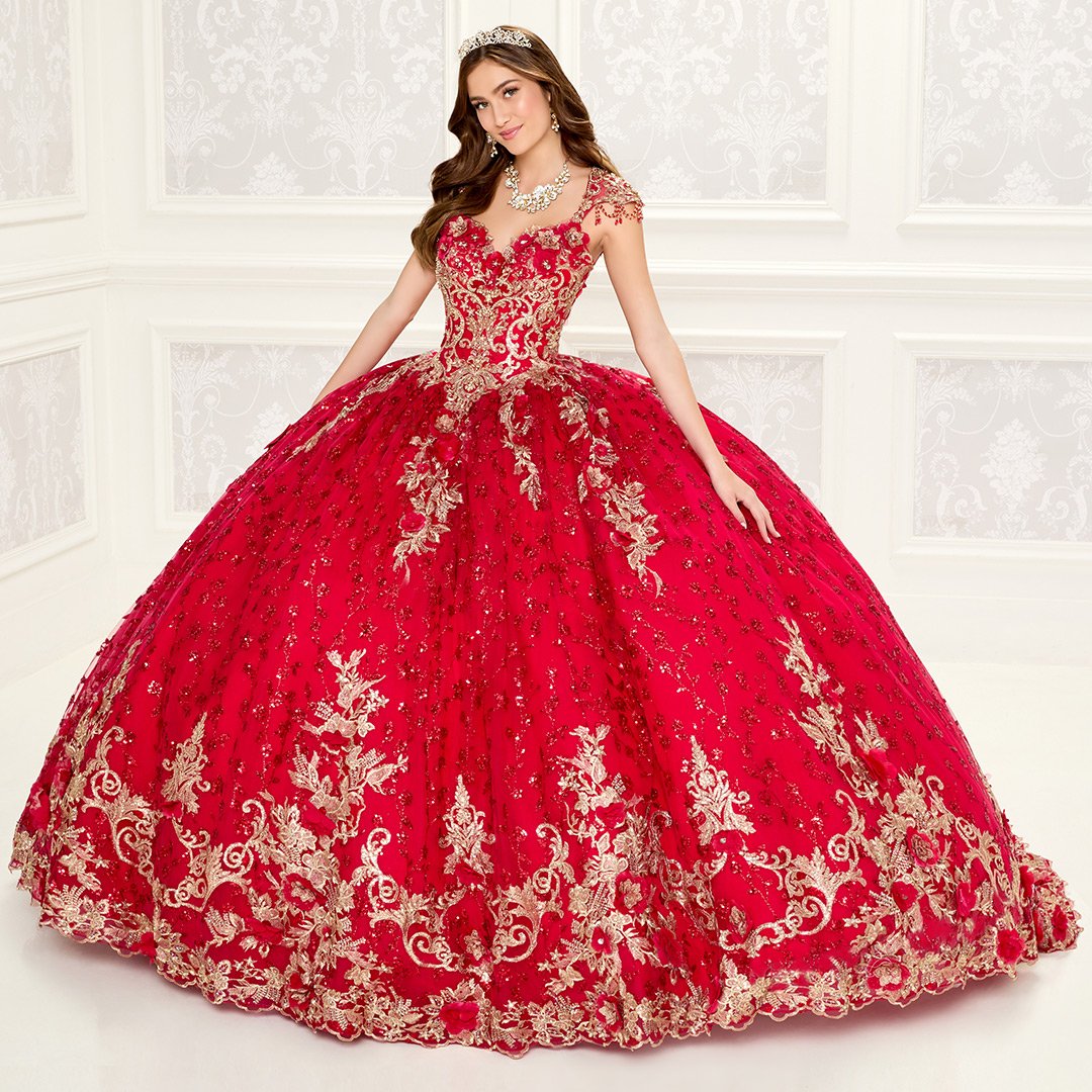 Red Quinceanera Dress from Princesa by Ariana Vara- PR30088 — Danielly ...