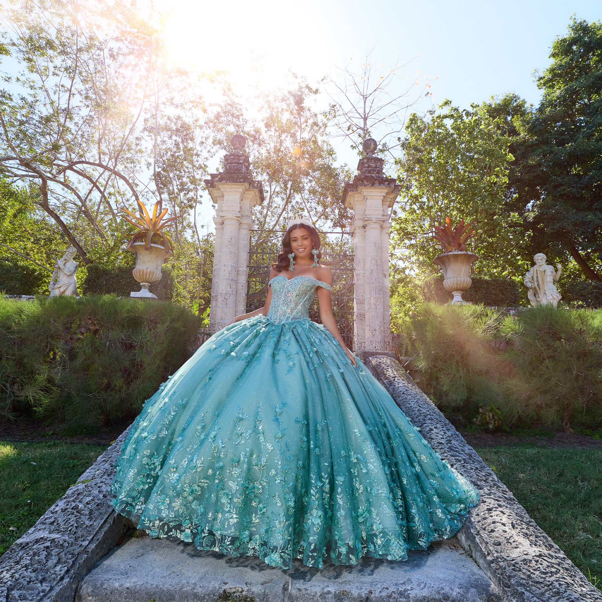 Blue Sage Quinceanera Dress from Princesa by Ariana Vara- PR30131 ...