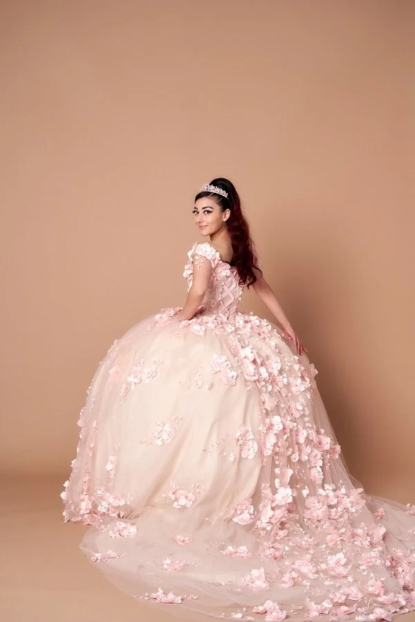 strapless open back dress Short Sleeve Backless Pink Midi Dress with Split / Wedding Guest Dress main image 0