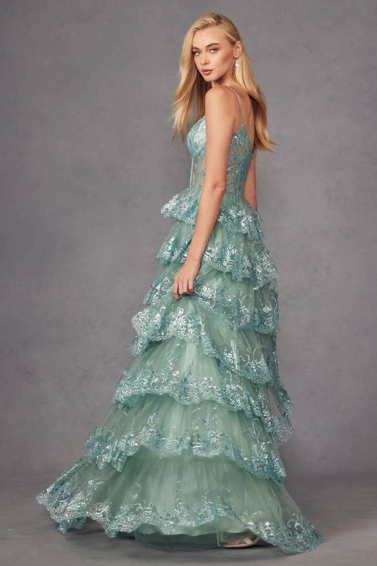 Polo Lacoste Dlf Promenade Ball Gown Sea Green Formal Dress Sea