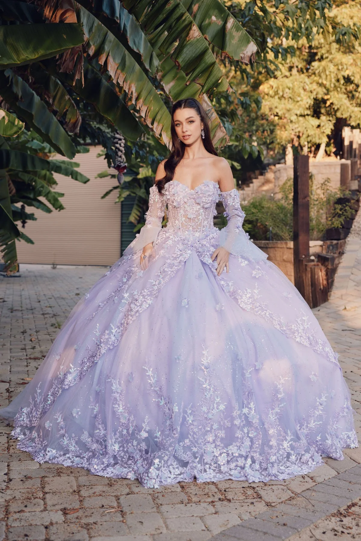 Elegant Off the Shoulder Lilac Quinceanera Dress