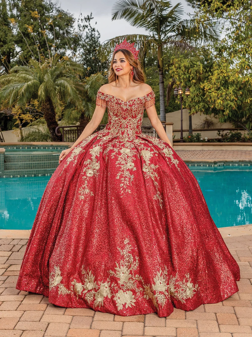 burgundy dress quince Sequin Quinceanera Ombre Pink Ball Gown Viniodress Formal Evening Prom KissProm Quinceanera Dress Burgundy Off
