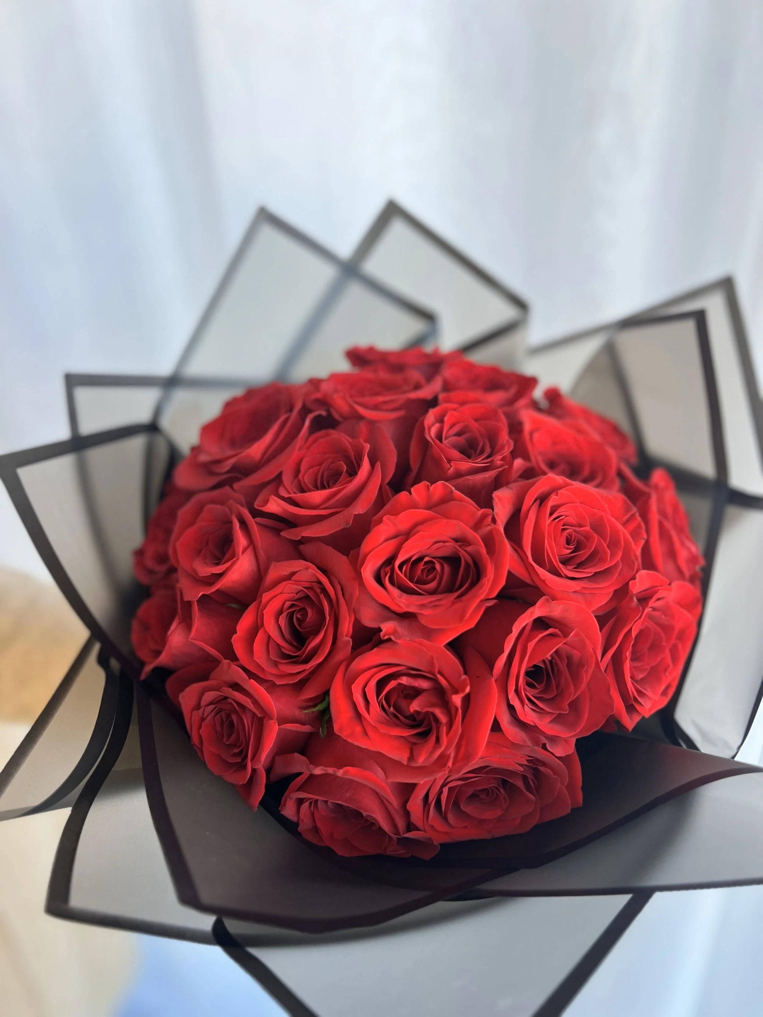 25 all rose bouquet. Ramo buchon herndon, sterling, reston, leesburg, virginia, loudoun county, fairfax county