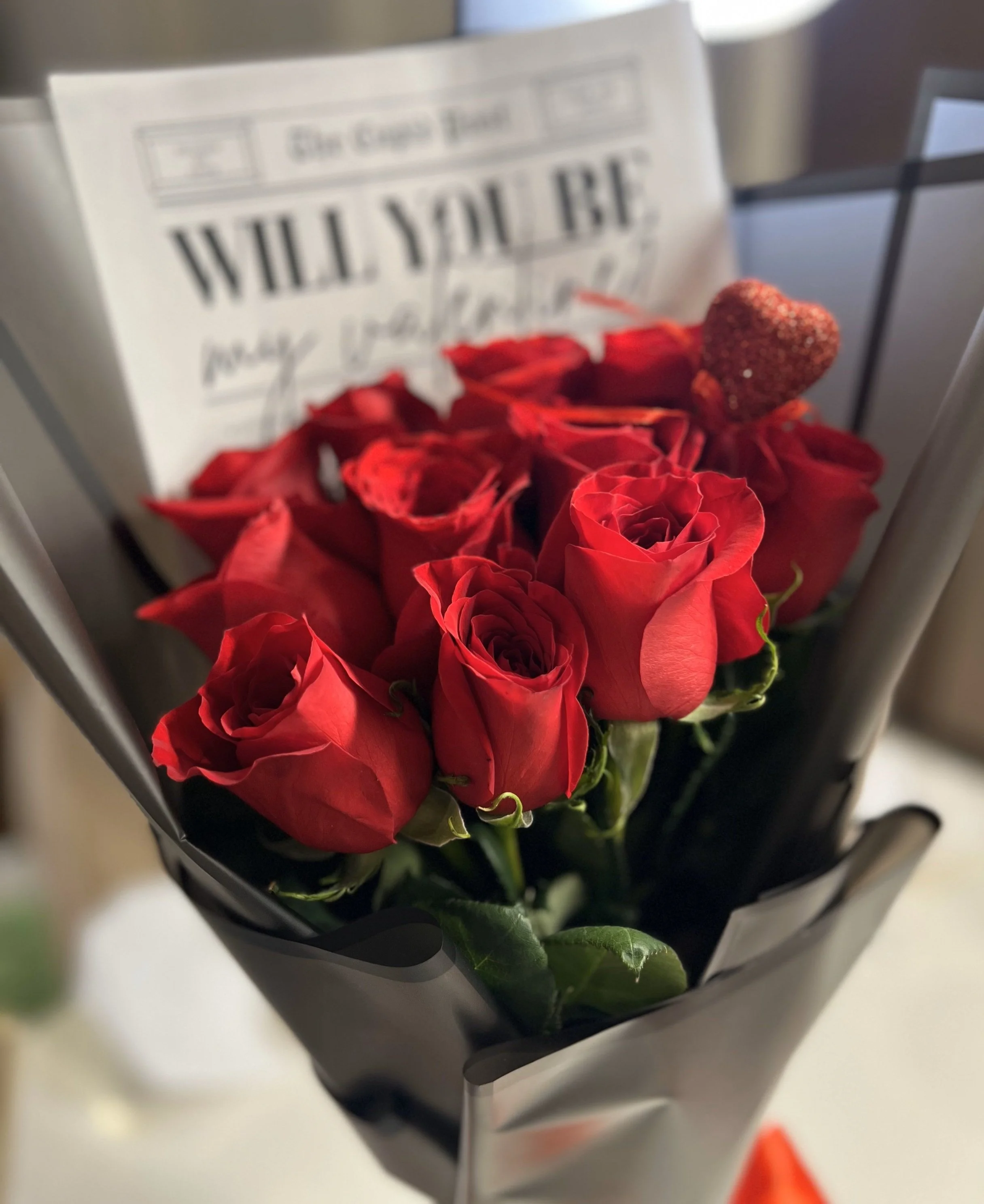 will you be my valentine rose bouquet. rose bouquet, valentine bouquet sterling va loudoun county fairfax county