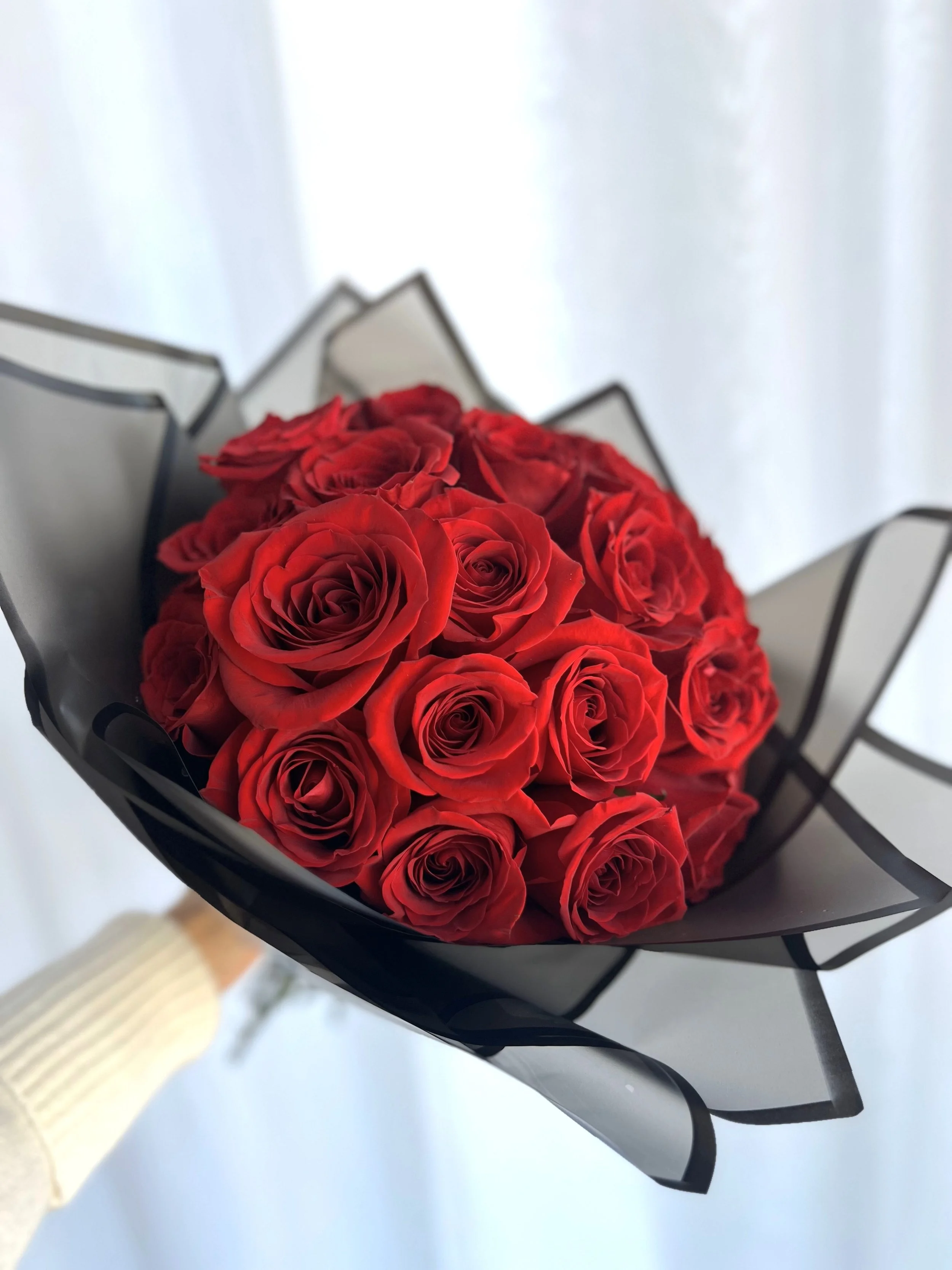 25 all rose bouquet. Ramo buchon herndon, sterling, reston, leesburg, virginia, loudoun county, fairfax county