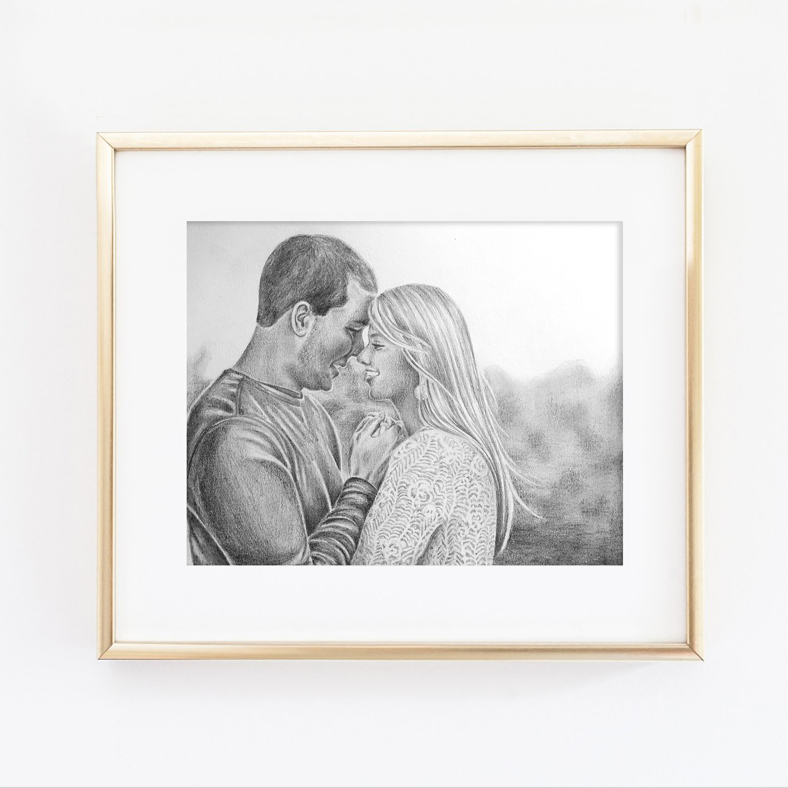 Horizontal Gold Frame Blonde Girl Couple.png