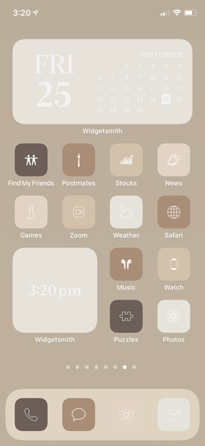 Nude Cream Ios 14 App Icons Amanda Tiberi Luxury Designer