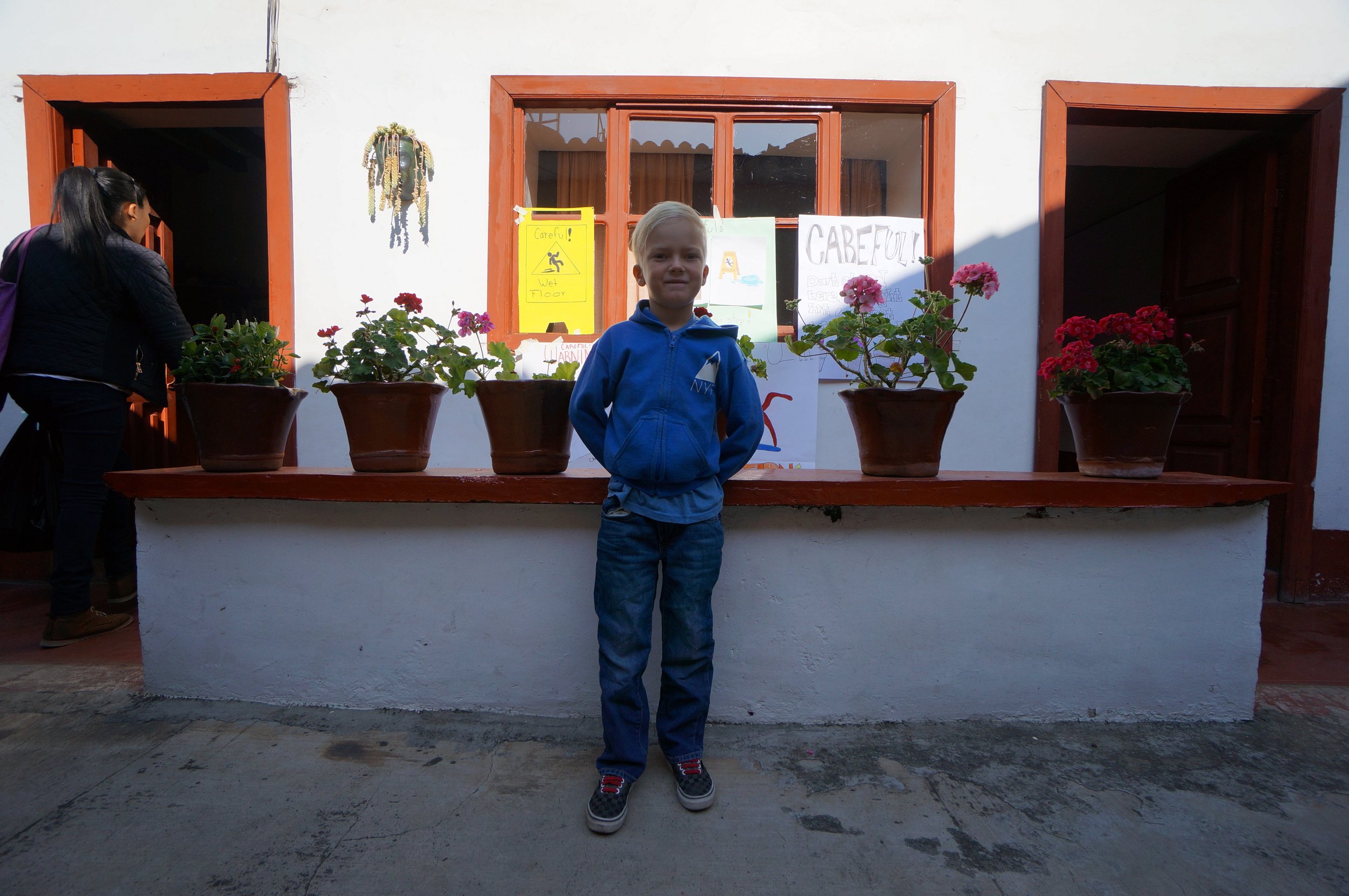 Spanish school in Patzcuaro.