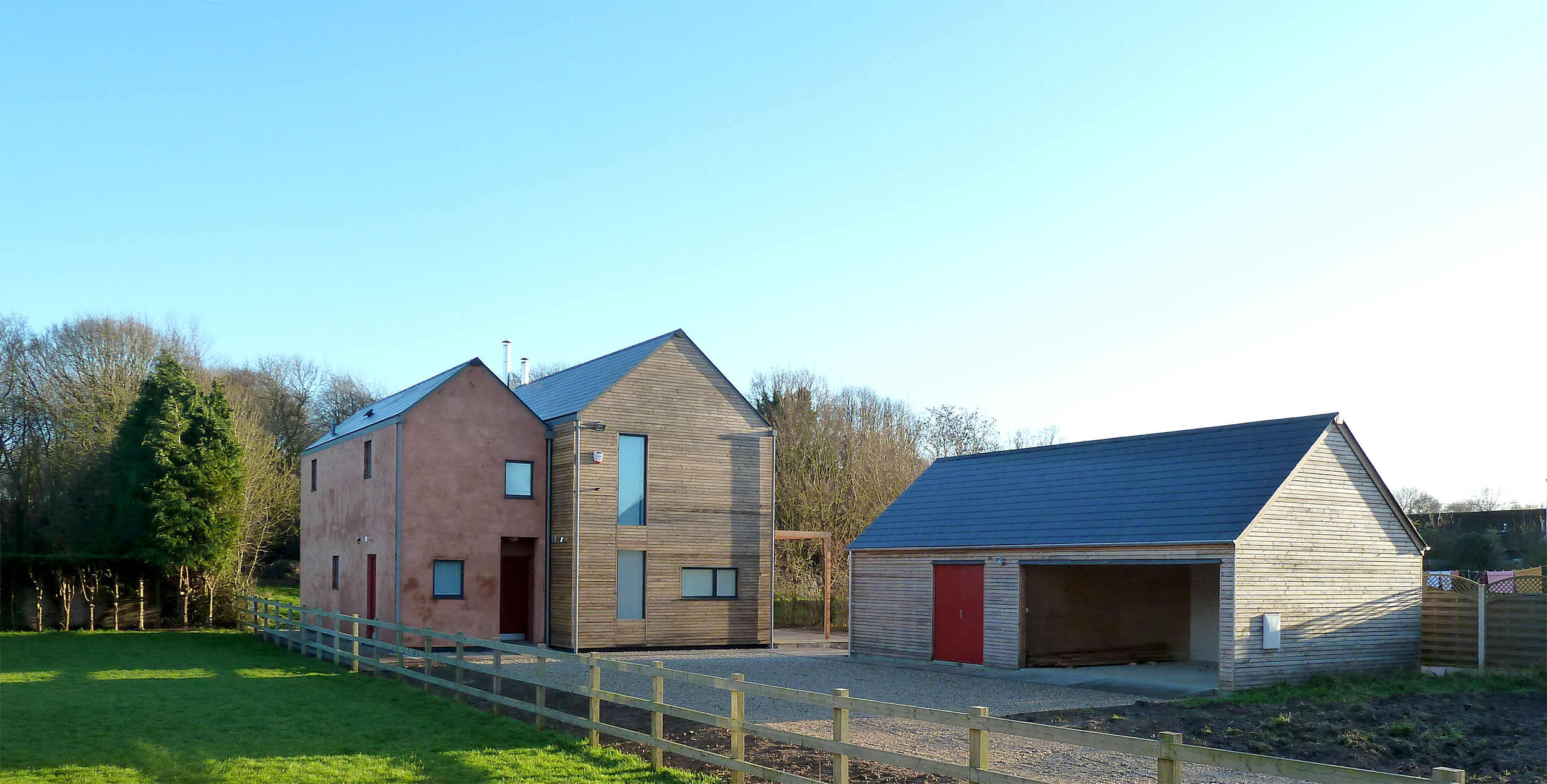 Larchwood dwelling modece architects suffolk bury st edmunds sustainable eco 