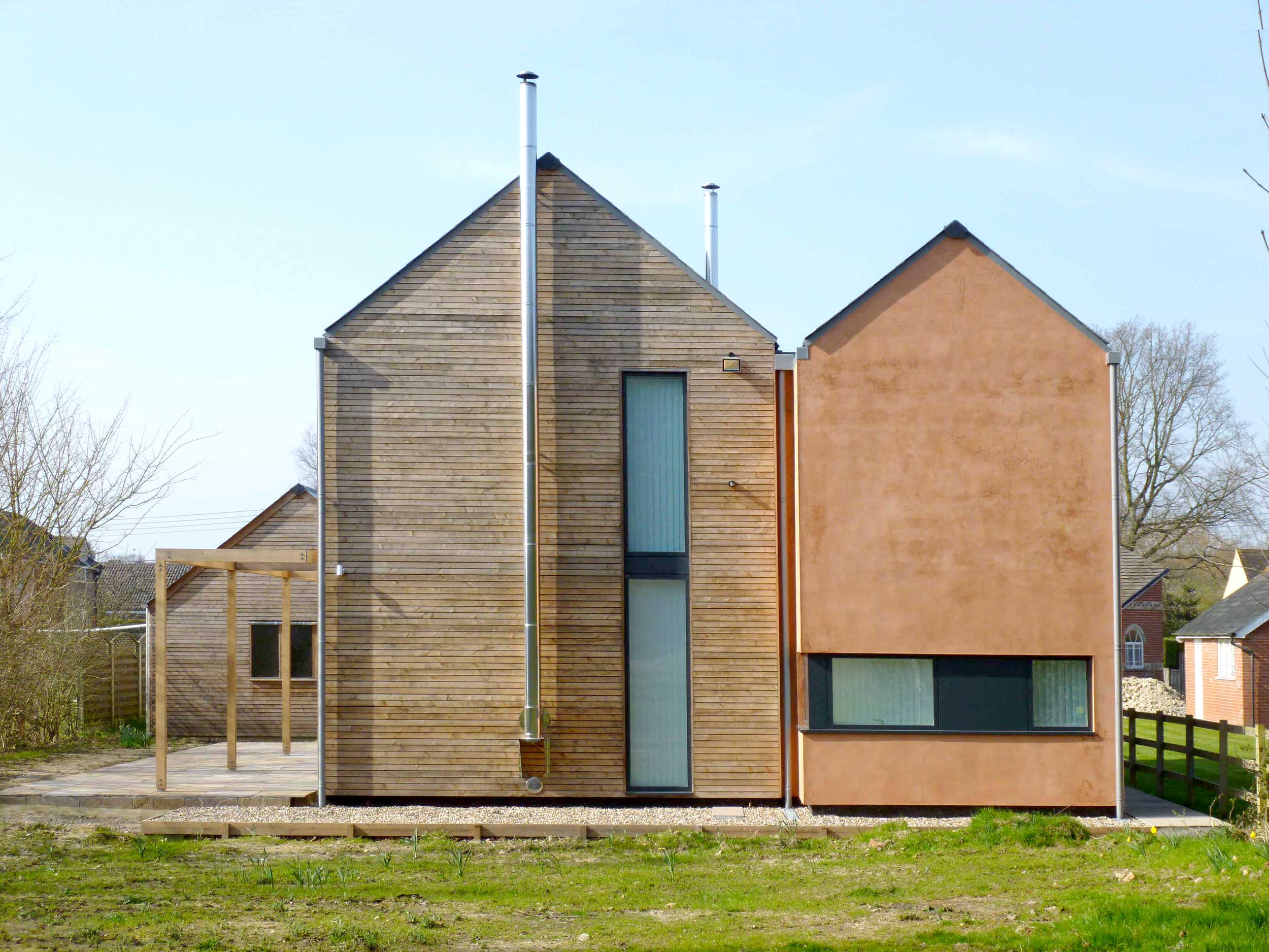 Larchwood dwelling modece architects suffolk bury st edmunds sustainable eco 