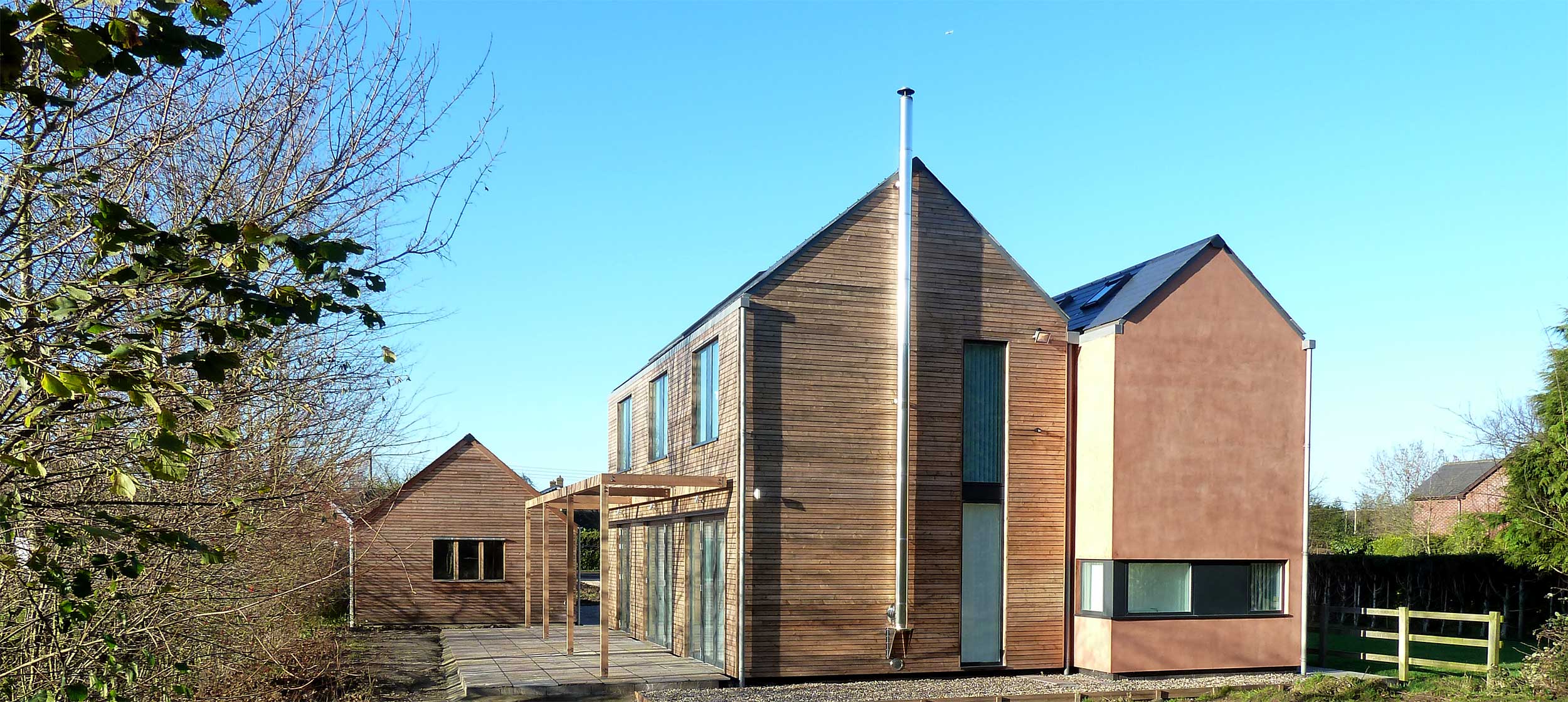 Larchwood dwelling modece architects suffolk bury st edmunds sustainable eco 