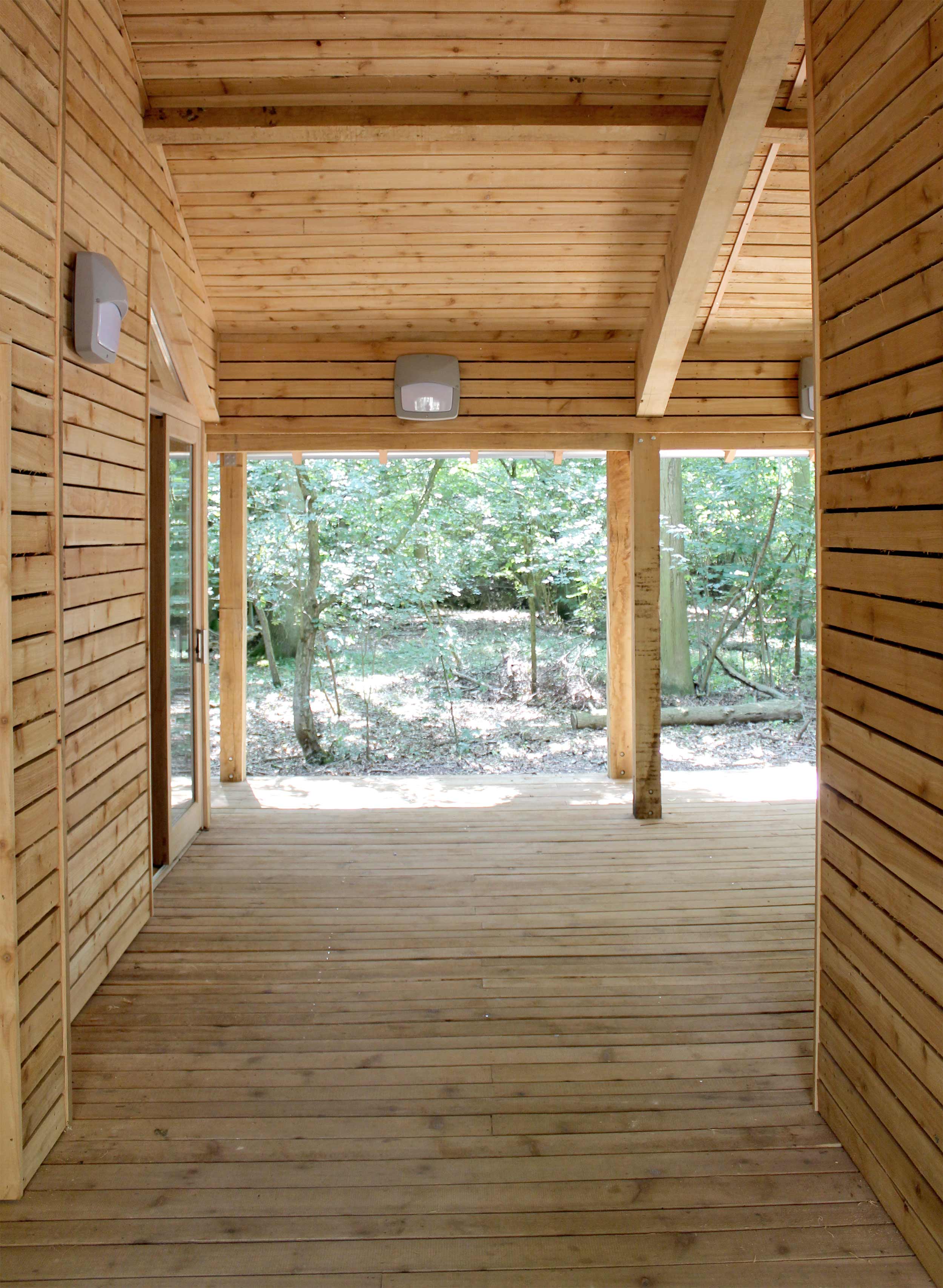 Bradfield woods visitor centre suffolk wildlife trust modece architects suffolk bury st edmunds sustainable eco 