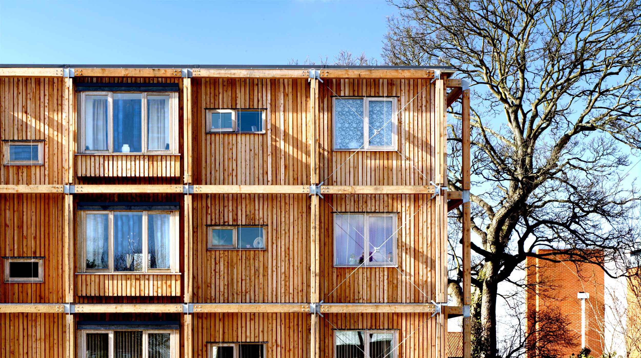 Kings Road Flats affordable social housing riba east award dwelling modece architects suffolk sustainable eco 