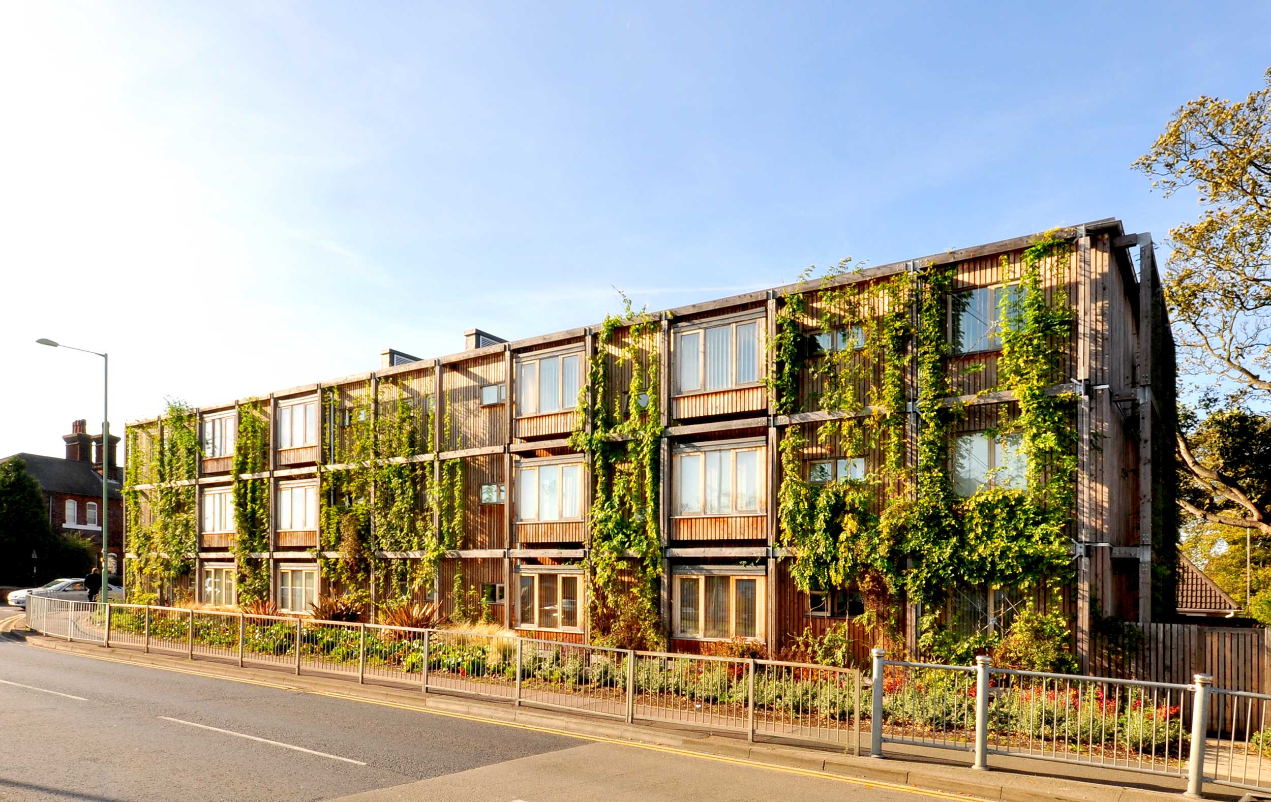 Kings Road Flats affordable social housing riba east award dwelling modece architects suffolk sustainable eco 