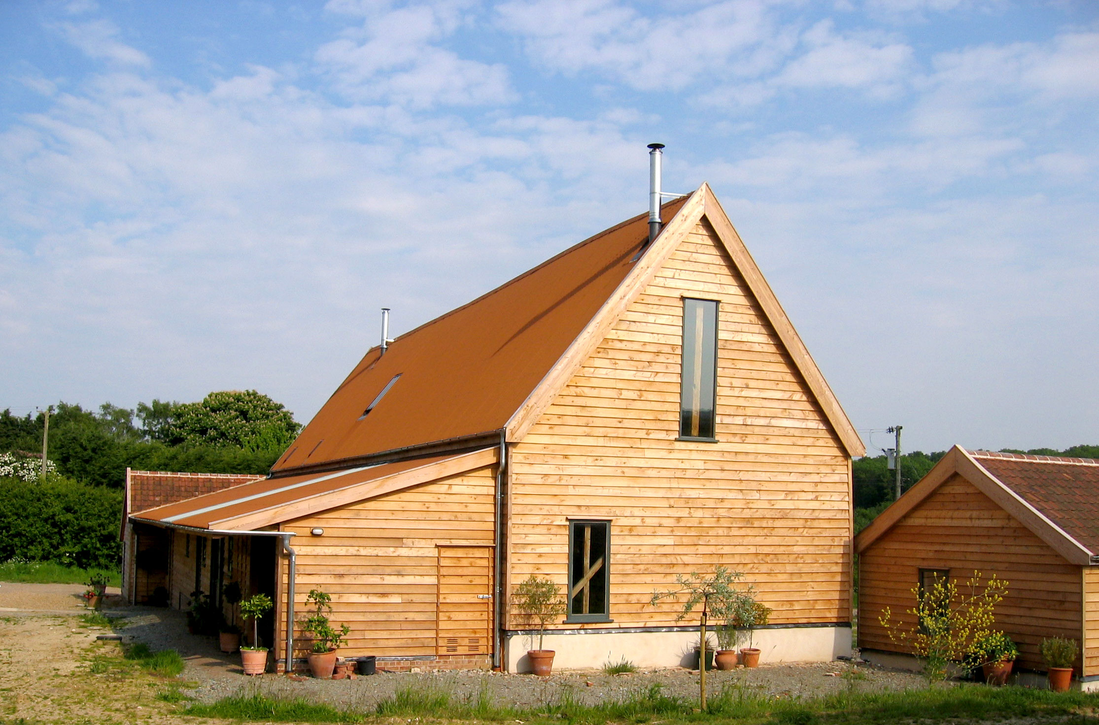 Parham Barn conversion suffolk modece architects contemporary dwelling