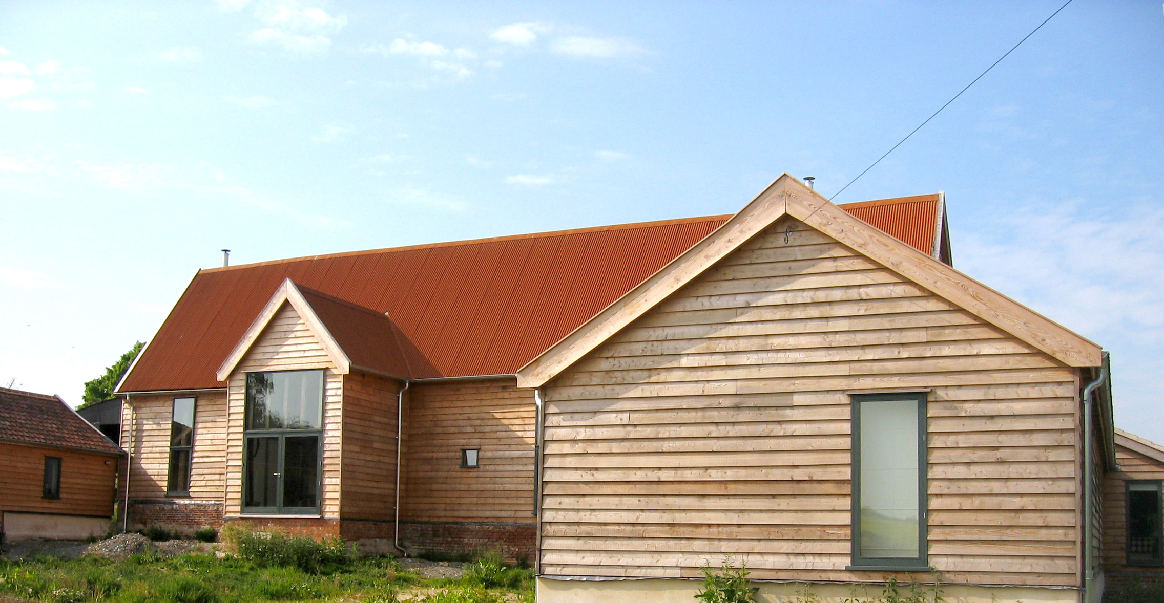 Parham Barn conversion suffolk modece architects contemporary dwelling