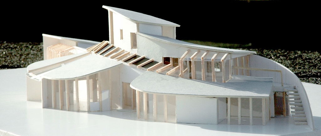 Robin's Hill replacement dwelling in aldeburgh suffolk modece architects eco house curved