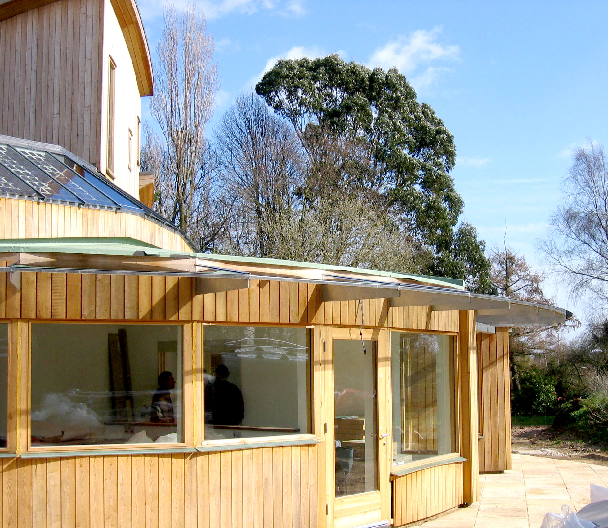 Robin's Hill replacement dwelling in aldeburgh suffolk modece architects eco house curved